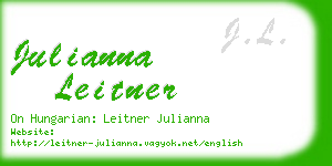 julianna leitner business card
